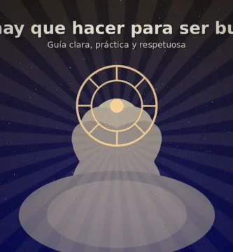 que hay que hacer para ser budista